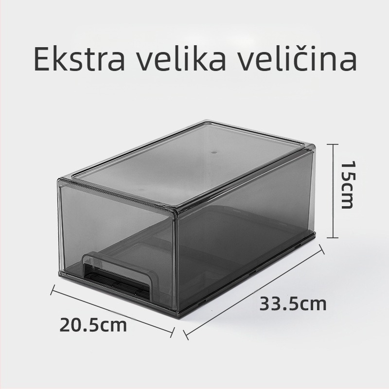 Ladica hladnjaka za pohranu i organizaciju, artefakt moderne domaćice, kutija za pohranu leda, ladica za smrznutu hranu, push