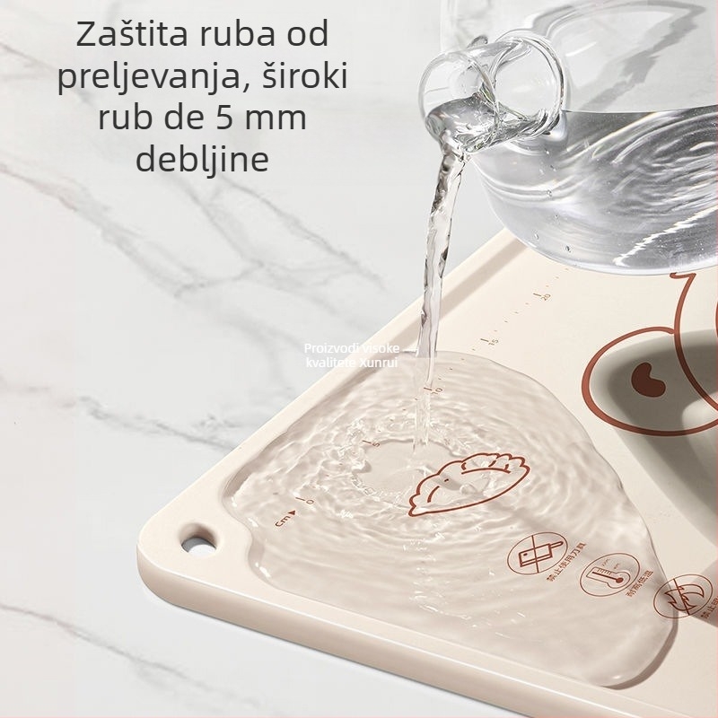 Silikonska podloga prehrambene kvalitete, zadebljana podloga za miješenje, velika podloga za tijesto, daska za rezanje, veleprodajna neklizajuća podloga za pečenje