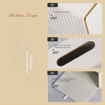 Kutija za maramice Kućanstvo Dnevni boravak Otporno na prašinu Svjetlo Luksuzno Nordijski Veleprodaja Kožna kutija za papir Hotel Komercijalni Jednostavni ukrasi Veleprodaja