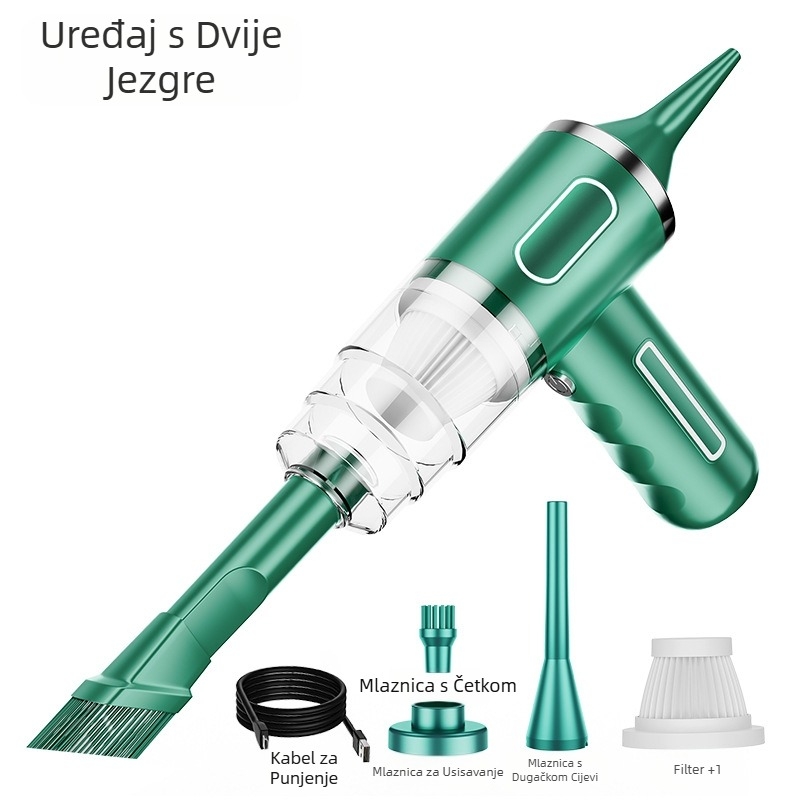 Prijenosni bežični ručni usisavač za automobil, kućanski, veliki usisavač, punjivi, mali mini usisavač za automobil, prekogranični