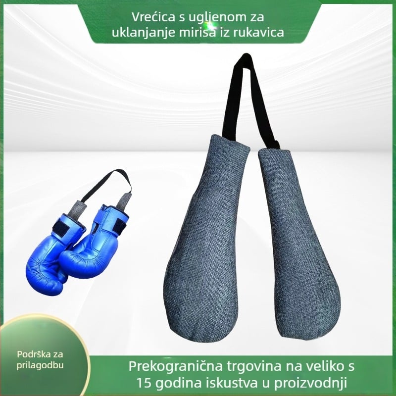 Nove boksačke vreće s ugljenom, tenisice, rukavice za pročišćavanje i dezodoriranje, upijanje vlage, bambusove rukavice s ugljenom, dezodorirajuća vreća s ugljenom, može se prilagoditi