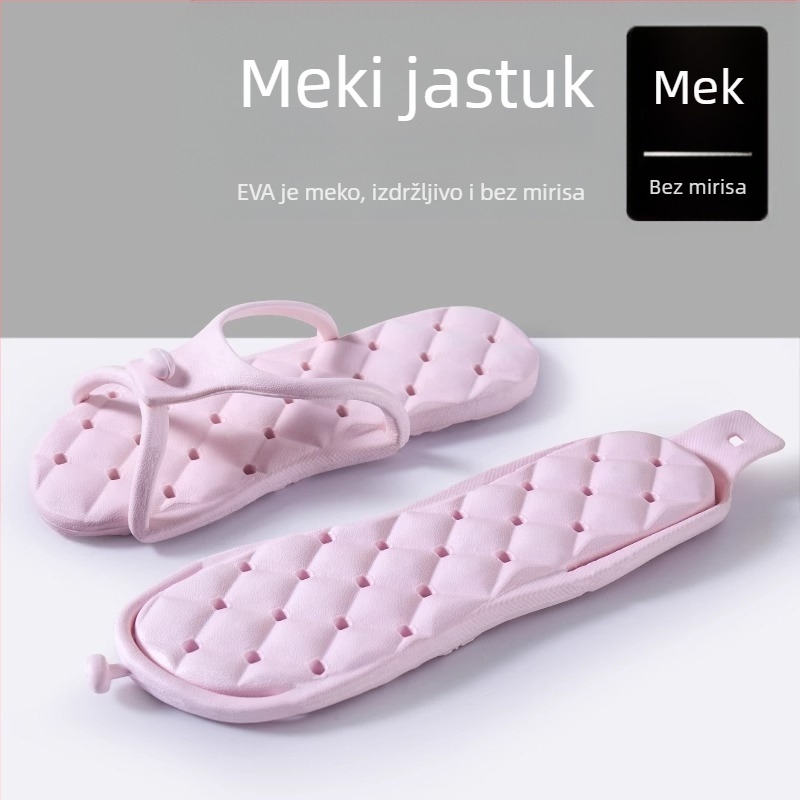 Putne papuče, prijenosne neklizajuće putne sandale, ženske sandale, papuče za poslovna putovanja, plivanje, sklopive, muške, kupaonske, hotelske