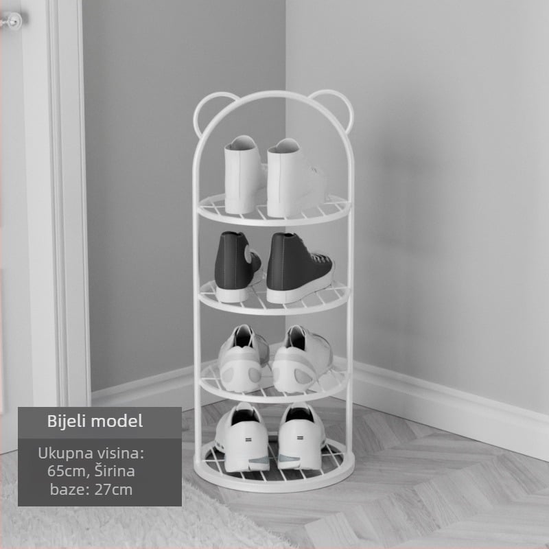 Stalak za cipele, jednostavan kućni ormarić za vrata, višeslojni ormarić za cipele koji štedi prostor, mali uski stalak za cipele, snažan i izdržljiv