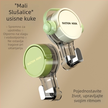 Vakuumska kuka za neperforirana vrata kupaonice, stražnja bešavna vakuumska kuka, kuhinjska jaka nosiva ljepljiva kuka za ručnike
