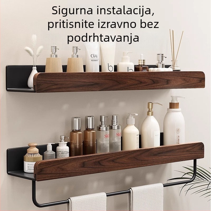 Stalak za odlaganje WC školjke u krem stilu, prošireni stalak za WC školjke bez bušilica, stalak za odlaganje umivaonika za WC školjke