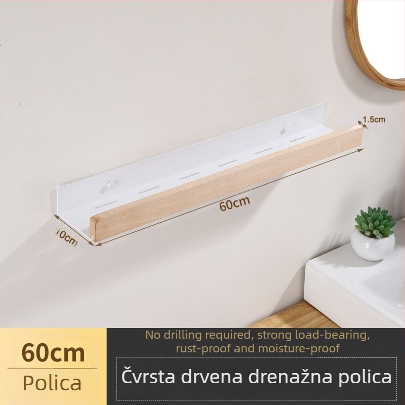 Stalak za odlaganje WC školjke u krem stilu, prošireni stalak za WC školjke bez bušilica, stalak za odlaganje umivaonika za WC školjke