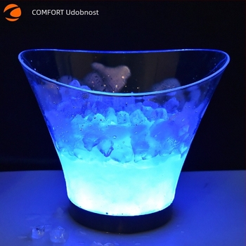 Nova kanta za led s LED-om, vrhunska kanta za šampanjac, set za vino, držač za vino za zabavu, razna svjetla, opcionalna izravna prodaja iz tvornice