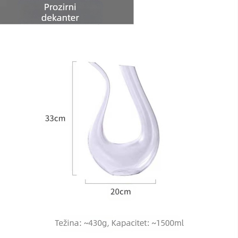 U-oblikovani dekanter za vino Kreativni kućni set za dekanter za vino Veliki labudov vodopad Hotelski restoran Gadget za dekanter za vino