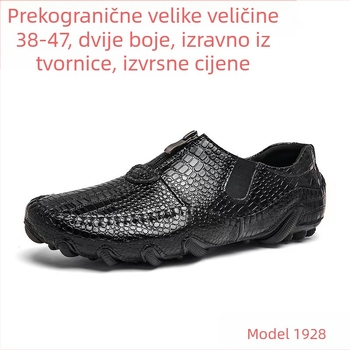 Prekogranične plus size muške cipele Proljetne nove cipele s hobotnicom, lagane, moderne, krokodilske cipele bez rukava