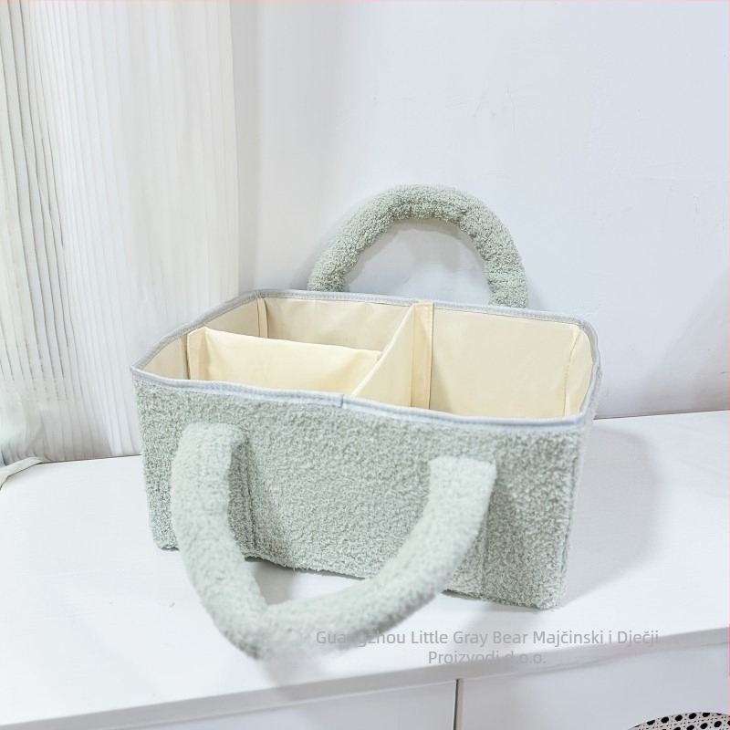 Prekogranična veleprodaja tvorničkih plišanih košara za pohranu, igračke za majku i dojenčad, torba za dovršavanje bočica za pelene, pohrana dječje odjeće
