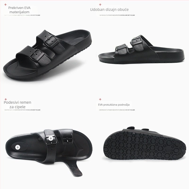 Vanjskotrgovinske ekstra velike sandale, ležerne muške sandale, papuče s otvorenim prstima, moderne cipele za prekograničnu trgovinu, muške sandale, dropshipping