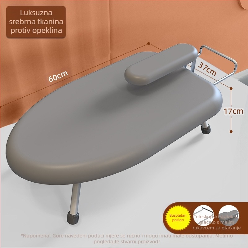 Sklopiva daska za glačanje za kućanstvo, Mala daska za glačanje, Podloga za glačalo, Stalak za dasku za glačanje, Stalak za glačanje, Sklopiva daska za glačanje