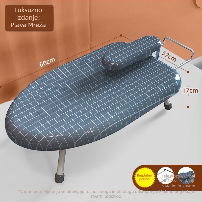 Sklopiva daska za glačanje za kućanstvo, Mala daska za glačanje, Podloga za glačalo, Stalak za dasku za glačanje, Stalak za glačanje, Sklopiva daska za glačanje