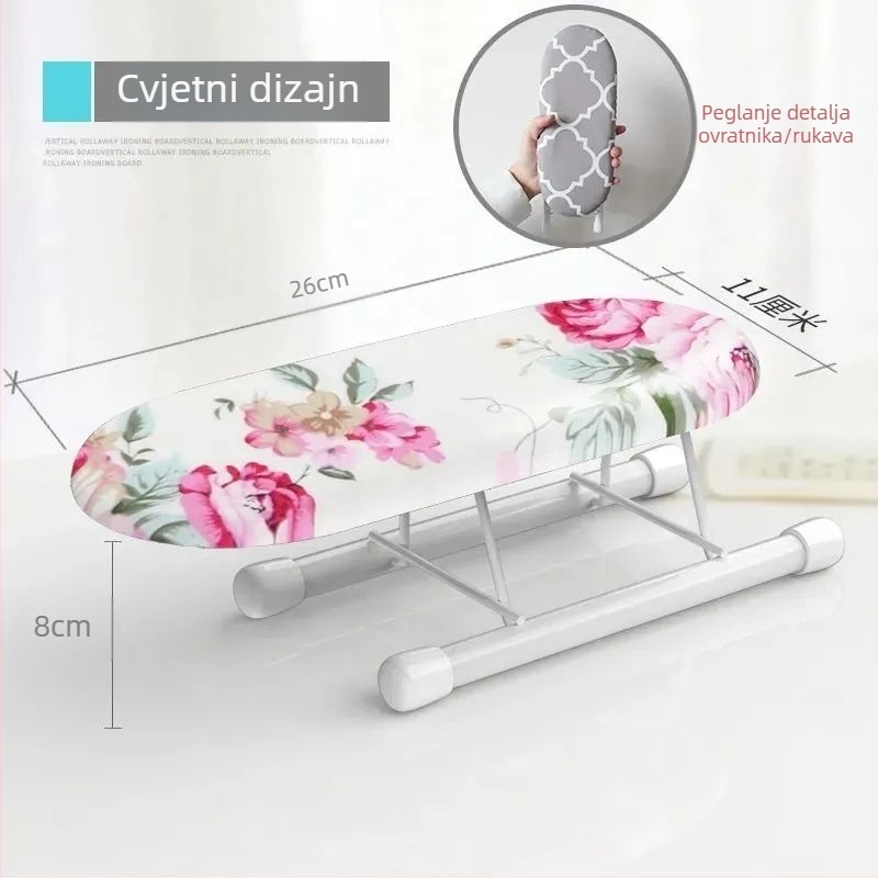 Sklopiva daska za glačanje za kućanstvo, Mala daska za glačanje, Podloga za glačalo, Stalak za dasku za glačanje, Stalak za glačanje, Sklopiva daska za glačanje