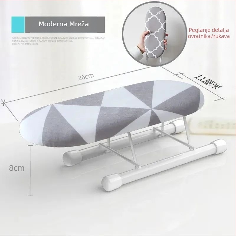 Sklopiva daska za glačanje za kućanstvo, Mala daska za glačanje, Podloga za glačalo, Stalak za dasku za glačanje, Stalak za glačanje, Sklopiva daska za glačanje