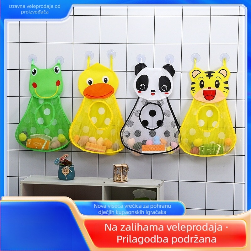 Nova crtana kupaonica Spavaća soba s dječjom kupaonskom torbom za pohranu sitnica Jednostavna slatka prozračna vrećica za vješanje proizvoda za kupanje