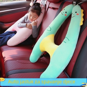 Dječji jastuk za auto, jastuk protiv ovratnika, jastuk za vrat prema van, jastuk za auto za bebe, auto za suvozača, auto za spavanje s artefaktima