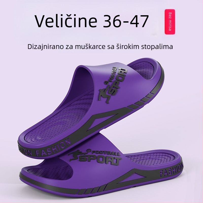 Neklizajuće sandale za veće veličine Papuče Muške sportske papuče za vanjsku upotrebu Ljetne neklizajuće sandale otporne na habanje za vanjsku upotrebu od 47 jardi za dom