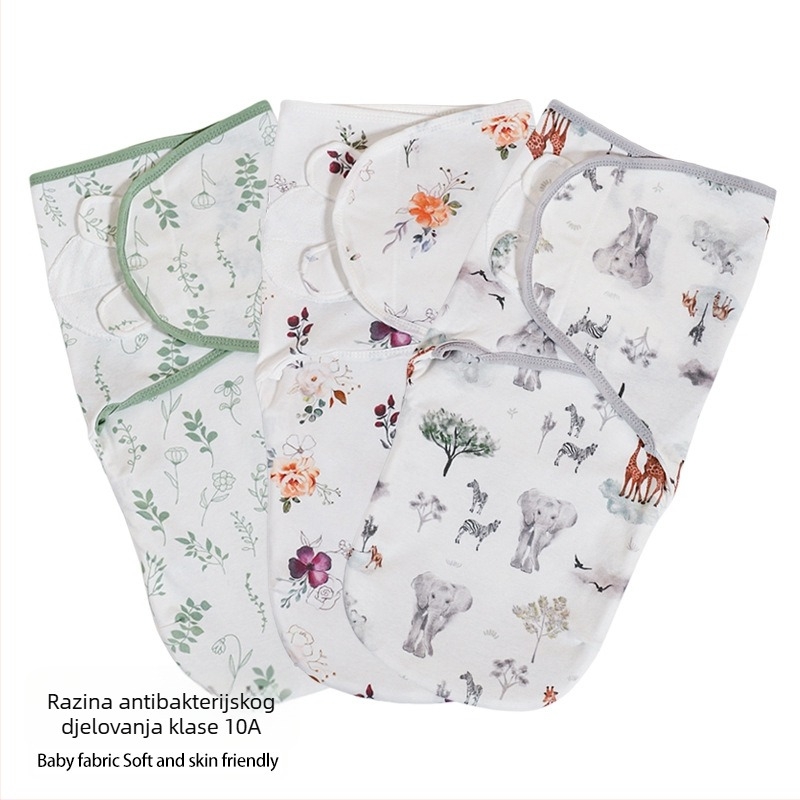 Proljetna i ljetna dekica za novorođenče od čistog pamuka, dekica za novorođenče, prozračna dekica za bebe, ručnik za povijanje protiv skakanja, dječja dekica