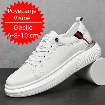 2022. u proljeće i ljeto povećane muške cipele od 10 cm, ležerne cipele s daskom, nevidljive povećane cipele 8, ležerne bijele cipele, tenisice 6