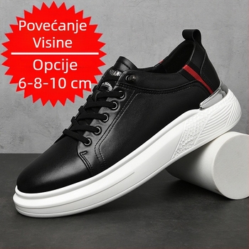 2022. u proljeće i ljeto povećane muške cipele od 10 cm, ležerne cipele s daskom, nevidljive povećane cipele 8, ležerne bijele cipele, tenisice 6