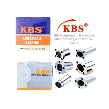 Hangzhou Yinstone Machinery Kbs prirubnički linearni ležaj Lmf/Lmk/Lmh/Uu zabrtvljeni galvanizirani niklani N visoke preciznosti