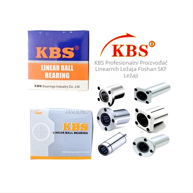 Hangzhou Yinstone Machinery Kbs prirubnički linearni ležaj Lmf/Lmk/Lmh/Uu zabrtvljeni galvanizirani niklani N visoke preciznosti