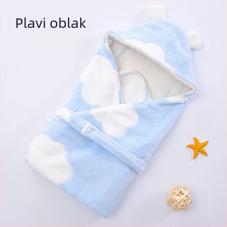 Dječja dekica zima zadebljana vreća za spavanje za novorođenče topla jesenska i zimska dekica super mekani proizvodi za novorođenče