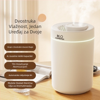 Kućni ovlaživač zraka za spavaću sobu bez zvuka velikog kapaciteta za maglu stolni ovlaživač zraka za pročišćavanje zraka za majku i dijete aroma difuzor poklon