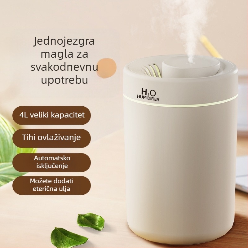 Kućni ovlaživač zraka za spavaću sobu bez zvuka velikog kapaciteta za maglu stolni ovlaživač zraka za pročišćavanje zraka za majku i dijete aroma difuzor poklon