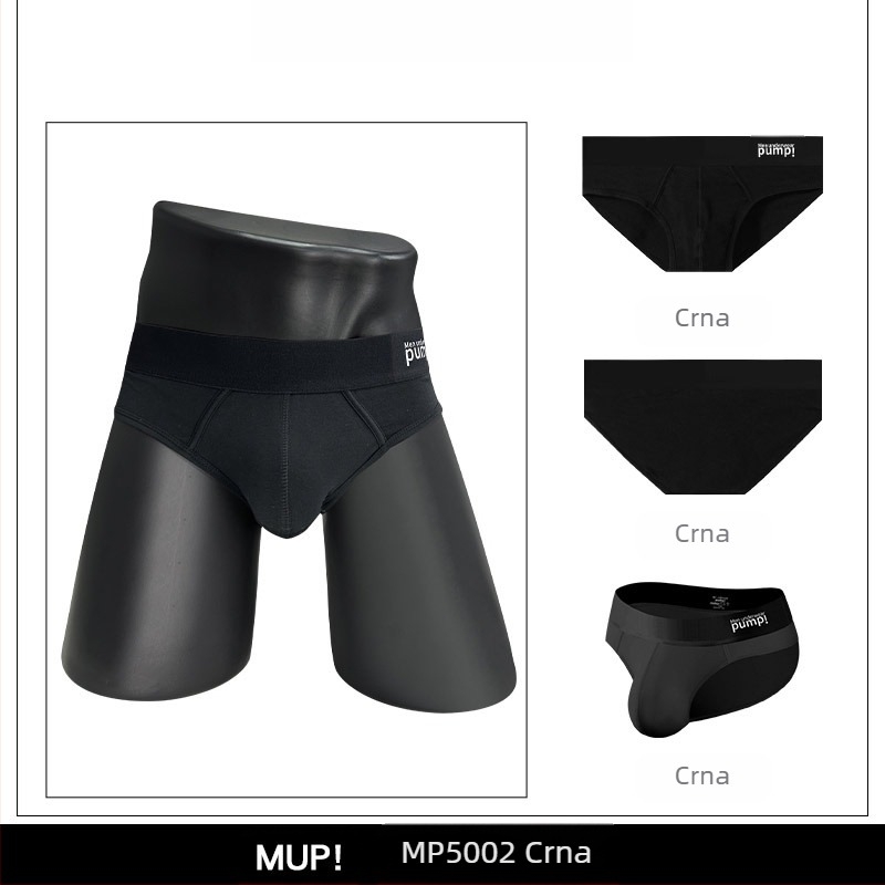 Tanke Pump muške sportske gaćice s niskim strukom, uski kroj, podizanje stražnjice, color-block dizajn