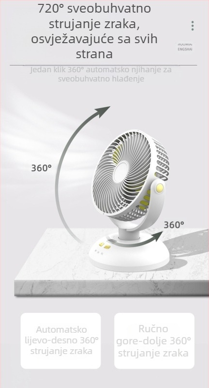 Turbo 120 veliki brzi vanjski ručni mali ventilator punjivi Hurricane mini USB prijenosni novi prekogranični veleprodaja