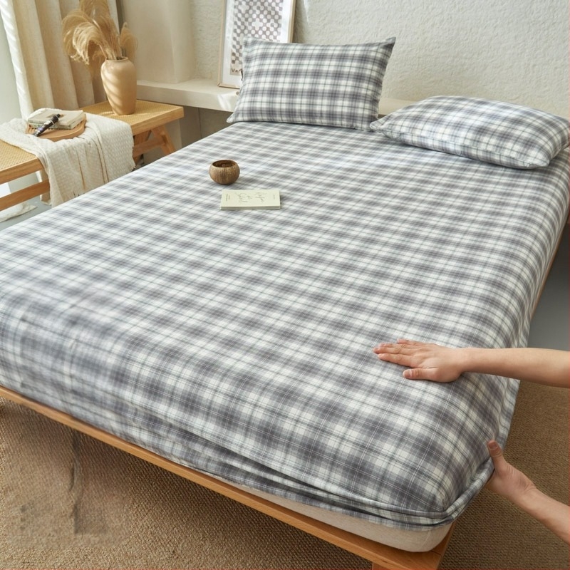 Muji stilske plahte s mehanizmom od čistog pamuka, tip A, jednodijelne, navlaka za posteljinu od čistog pamuka dobre kvalitete, navlaka za posteljinu za majke i dojenčad, samostalno upravljanje