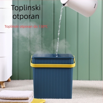 Zadebljana kvadratna bačva za pohranu lutaka s poklopcem, prijenosna višenamjenska bačva za pohranu, plastični okvir za kupanje, košara za kupanje, stolica za igračke, veleprodaja