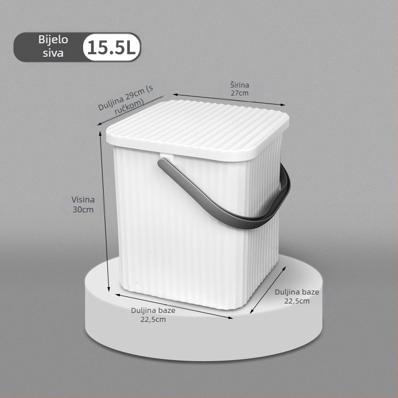 Zadebljana kvadratna bačva za pohranu lutaka s poklopcem, prijenosna višenamjenska bačva za pohranu, plastični okvir za kupanje, košara za kupanje, stolica za igračke, veleprodaja