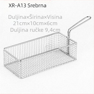 Američki stil kreativnog posuđa za stol, željezna košarica za pržene grickalice, košarica za pomfrit, košarica za pržene deserte, košarica za kruh s prženom piletinom, tanjur i posuda