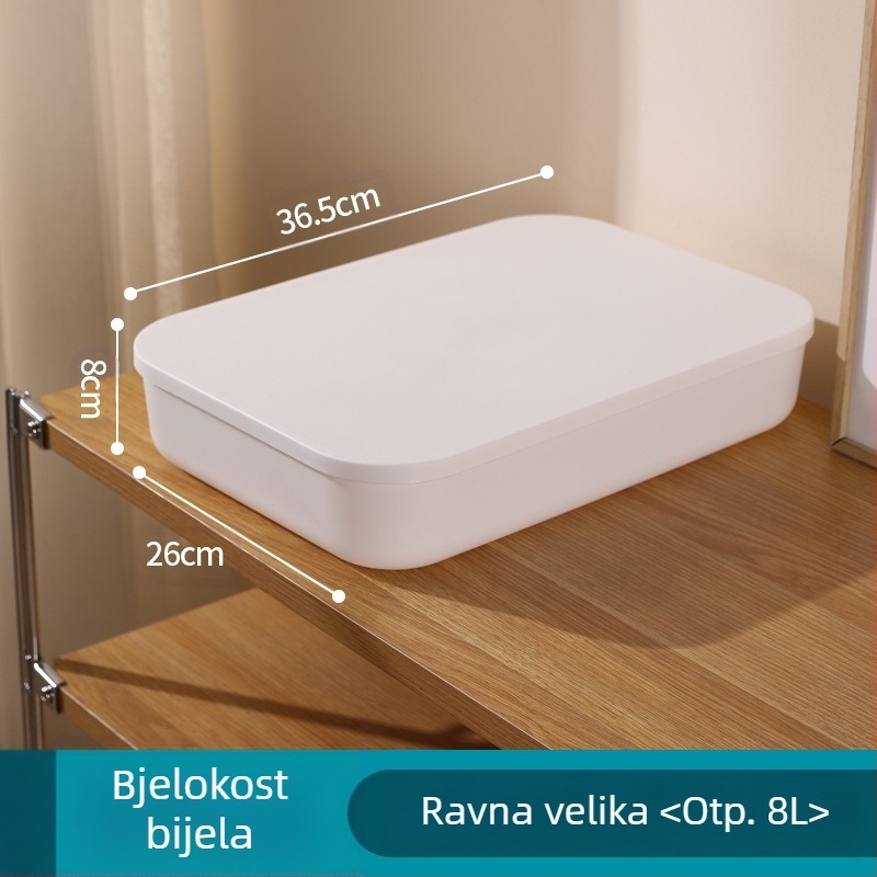 Kutija za pohranu makrona u boji, kupaonica, spavaća soba, kozmetičke igračke, kutija za pohranu otporna na prašinu, pet dijelova, košara za pričvršćivanje sitnica