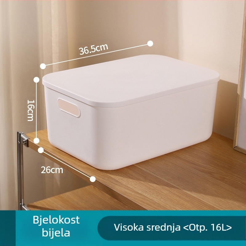 Kutija za pohranu makrona u boji, kupaonica, spavaća soba, kozmetičke igračke, kutija za pohranu otporna na prašinu, pet dijelova, košara za pričvršćivanje sitnica