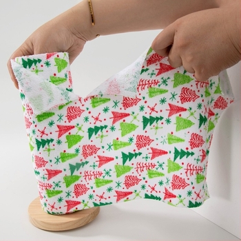 Ručno kidajuća zadebljana upijajuća krpa za čišćenje kuhinje koja upija ulje, kućanska mikrovlakna laminirana tiskana krpa za ručno kidanje