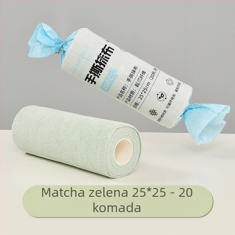 Ručno kidajuća zadebljana upijajuća krpa za čišćenje kuhinje koja upija ulje, kućanska mikrovlakna laminirana tiskana krpa za ručno kidanje