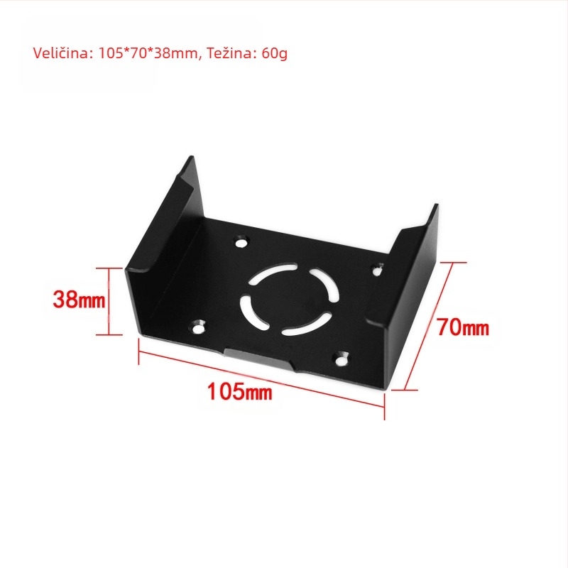 Prikladno za Apple TV Apple TV 4K Apple TV6 nosač za zid Crno