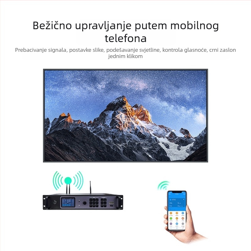 sivi video procesor u boji elektronički zaslon LED zaslon video procesor kontroler oglašavanja