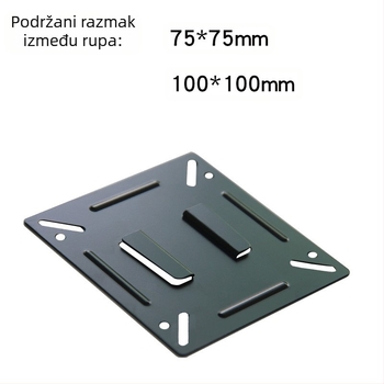 Sanjia zidni nosač za digitalne okvire za fotografije, TV i monitore, univerzalni za razmak rupa 75-100 mm, alat za montažu na zid