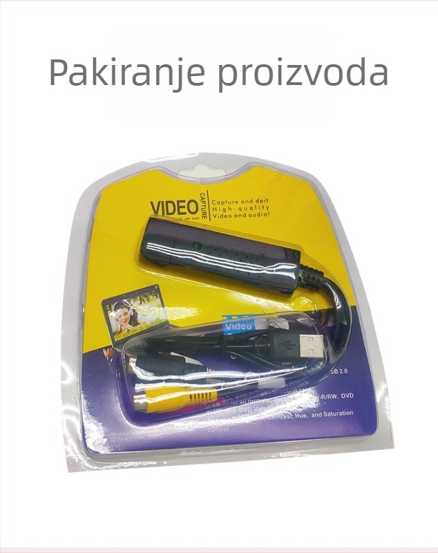 Tvornička izravna USB 2.0 kartica za snimanje videa za prijenosno računalo, 1-kanalna kartica za snimanje nadzora