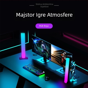 Svjetlo za e-sportske igre Bluetooth magična boja računalo radna površina atmosfera svjetlo glazba šareni marquee 5050 ugrađeno svjetlo za pickup