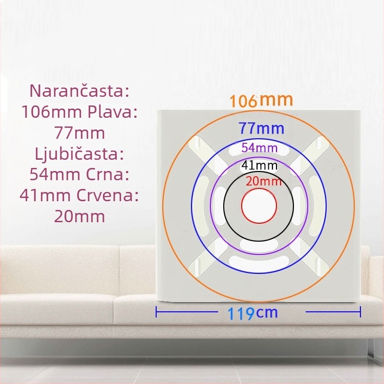 Nosač za nadzor Nosač obruča za kameru Nosač malog stupa Nosač ravnog stupa Univerzalni zglob Nosač pačjeg kljuna