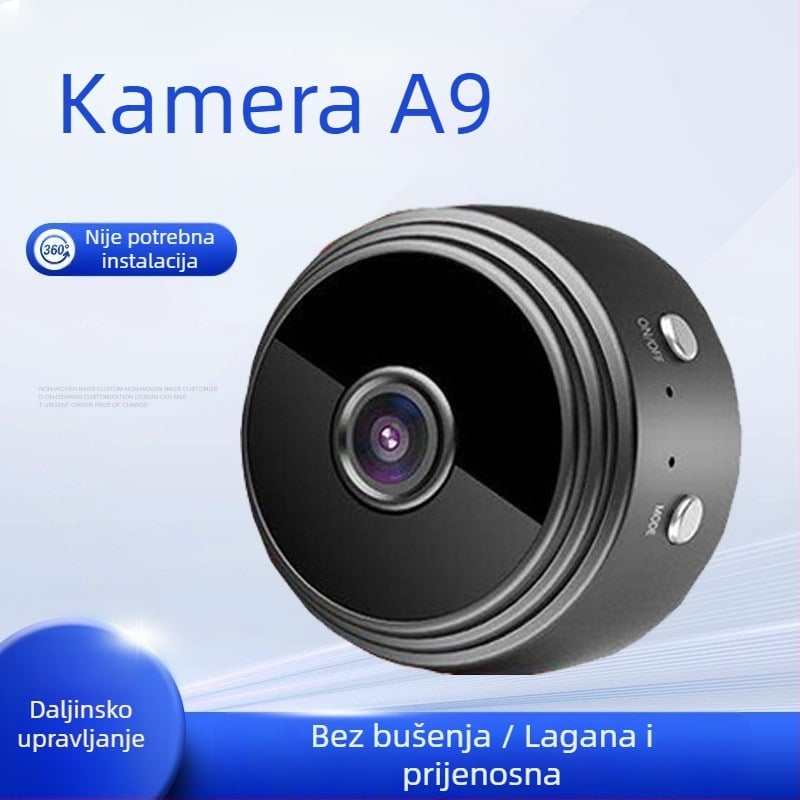 Bežična Wifi kamera za vanjsku trgovinu A9, infracrvena noćna vizija, unutarnja U21 kamera V380Por Smart Security