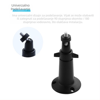Arlo nosač Wyze nosač od aluminijske legure Arlo Pro univerzalni nosač za nadzornu kameru crno-bijeli