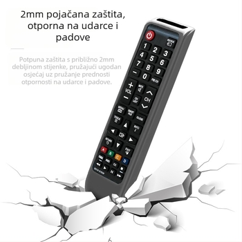 Odgovara za daljinski upravljač serije Samsung BN59, univerzalna zaštitna navlaka, vodootporna, otporna na padove, sveobuhvatna silikonska navlaka za prašinu daljinskog upravljača