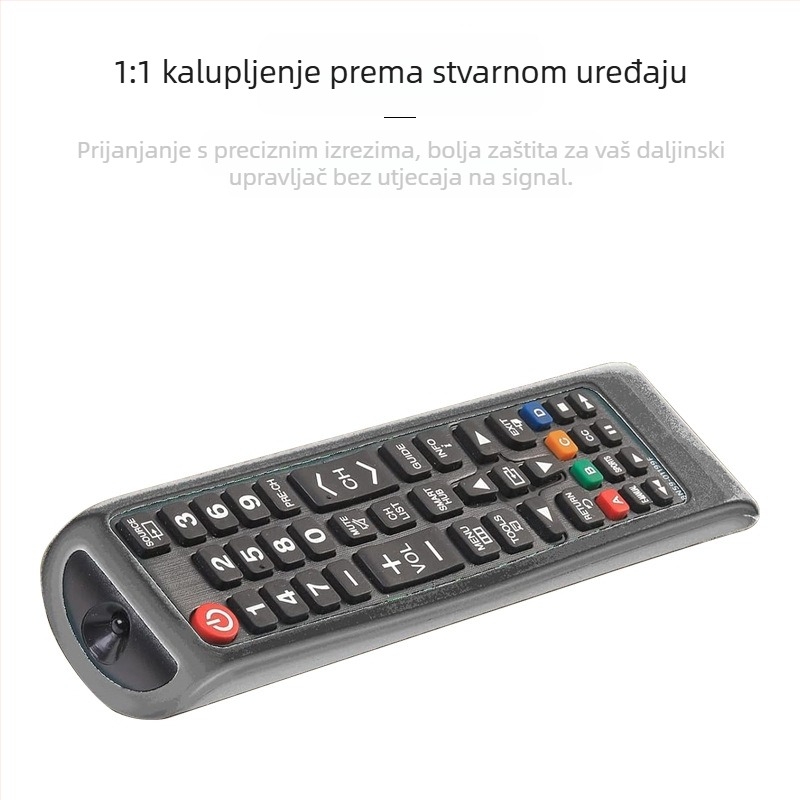Odgovara za daljinski upravljač serije Samsung BN59, univerzalna zaštitna navlaka, vodootporna, otporna na padove, sveobuhvatna silikonska navlaka za prašinu daljinskog upravljača